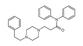N,N-diphenyl-3-[4-(2-phenylethyl)piperazin-1-yl]propanamide Structure