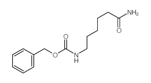 benzyl N-(5-carbamoylpentyl)carbamate Structure