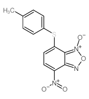 2-(4-methylphenyl)sulfanyl-5-nitro-9-oxido-8-oxa-7-aza-9-azoniabicyclo[4.3.0]nona-2,4,6,9-tetraene picture