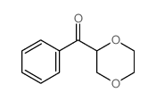 1,4-dioxan-2-yl-phenyl-methanone结构式