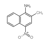 2-甲基-4-硝基萘-1-胺结构式