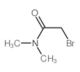 N,N-二甲基-溴乙酰胺结构式
