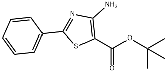 4-Amino-2-phenyl-thiazole-5-carboxylic acid t-butyl ester结构式