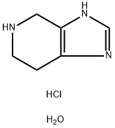 4,5,6,7-四氢-3H-咪唑并[4,5-c]吡啶二盐酸盐水合物结构式