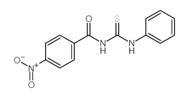 1-(4-硝基苯酰基)-3-苯基硫脲结构式