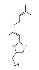 citral glyceryl acetal Structure
