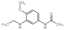 N-[3-(乙氨基)-4-甲氧苯基]乙酰胺结构式