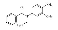 N-(4-氨基-3-甲基苯基)-N-乙基苯甲酰胺结构式