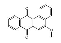 5-methoxybenz[a]anthracene-7,12-dione结构式