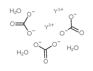 三水合碳酸钇(III)结构式