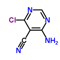 4-Amino-6-chloropyrimidine-5-carbonitrile Structure