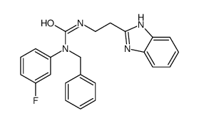 Urea, N-[2-(1H-benzimidazol-2-yl)ethyl]-N-(3-fluorophenyl)-N-(phenylmethyl)- (9CI) Structure