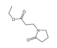 ethyl 3-(2-oxopyrrolidin-1-yl)propanoate结构式