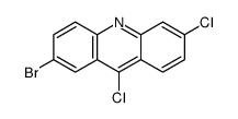 2-bromo-6,9-dichloroacridine Structure