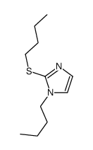 1-butyl-2-butylsulfanylimidazole Structure