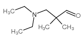 3-二乙氨基-2,2-二甲基丙醛结构式