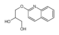 3-(2-Quinolyloxy)-1,2-propanediol结构式