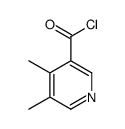 3-Pyridinecarbonyl chloride, 4,5-dimethyl- (9CI)结构式