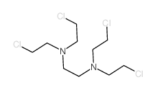 1,2-Ethanediamine,N1,N1,N2,N2-tetrakis(2-chloroethyl)-结构式