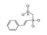 dichloro-(dichlorosilylmethyl)-(2-phenylethenyl)silane结构式