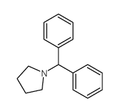 Pyrrolidine,1-(diphenylmethyl)- Structure
