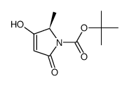 (R)-3-Hydroxy-2-Methyl-5-oxo-2,5-dihydro-pyrrole-1-carboxylic acid tert-butyl ester Structure