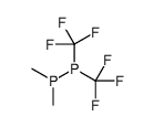 bis(trifluoromethyl)phosphanyl-dimethylphosphane Structure