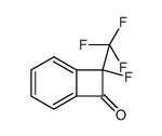 8-fluoro-8-(trifluoromethyl)bicyclo[4.2.0]octa-1,3,5-trien-7-one结构式