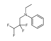 N-ethyl-N-(2,2,3,3-tetrafluoropropyl)aniline结构式