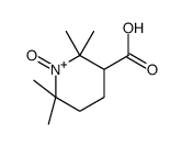 2,2,6,6-tetramethyl-1-oxopiperidin-1-ium-3-carboxylic acid结构式