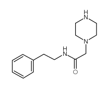 2-(哌嗪-1-基)-乙酸 n-(2-苯基乙基)-酰胺结构式