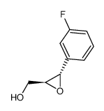 (2S,3S)-3-(3-fluorophenyl)-2-(hydroxymethyl)oxirane Structure