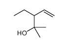 3-ethyl-2-methylpent-4-en-2-ol结构式