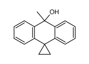 10-spirocyclopropyl-9-methyl-9-hydroxy-9,10-dihydroanthracene Structure