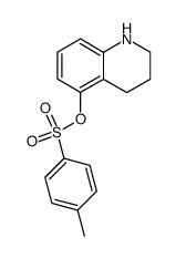toluene-4-sulfonic acid-(1,2,3,4-tetrahydro-[5]quinolyl ester) Structure