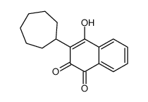3-cycloheptyl-4-hydroxynaphthalene-1,2-dione Structure