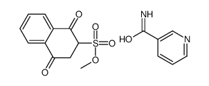 Menadione nicotinamide bisulfite structure