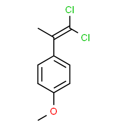1-(1,1-DICHLOROPROP-1-EN-2-YL)-4-METHOXYBENZENE结构式