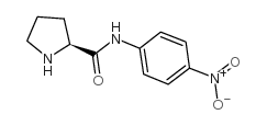 L-脯氨酰对硝基苯胺结构式