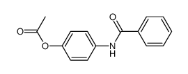 4-benzamidophenyl acetate Structure