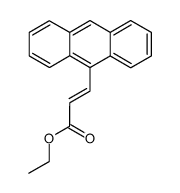 3-(9-anthracenyl)acrylic acid ethyl ester Structure