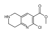 2-氯-5,6,7,8-四氢-[1,6]萘啶-3-羧酸甲酯结构式