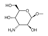 beta-D-Altropyranoside, methyl 3-amino-3-deoxy- (9CI)结构式