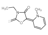 3-ETHYL-5-(1-METHYL-PYRIDIN-2-YLIDENE)-4-OXO-2-THIOXO-OXAZOLE结构式