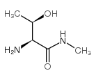 L-苏氨酸甲酰胺结构式