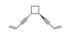 trans-1,2-Di-3-buten-1-inylcyclobutan Structure