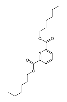 dihexyl pyridine-2,6-dicarboxylate Structure