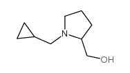 [1-(环丙基甲基)-2-吡咯烷]甲醇结构式