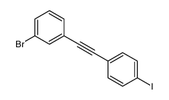1-bromo-3-[2-(4-iodophenyl)ethynyl]benzene结构式