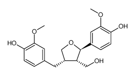 (-)-落叶松树脂醇结构式